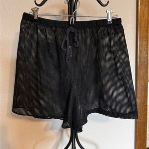 Black Mesh Shorts - OS